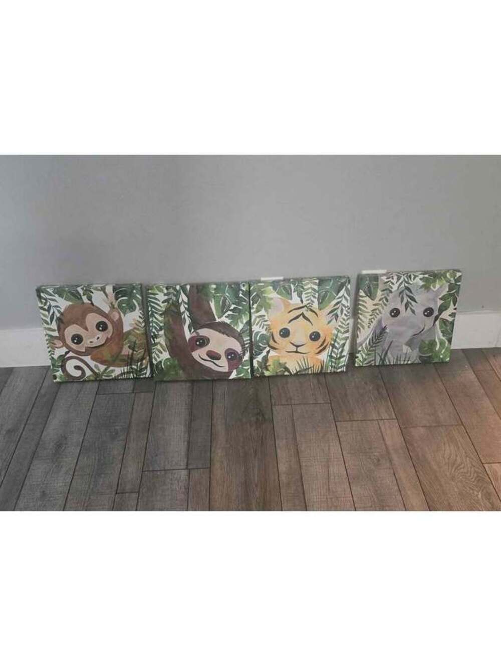 Safari Animals Kids Wall Art